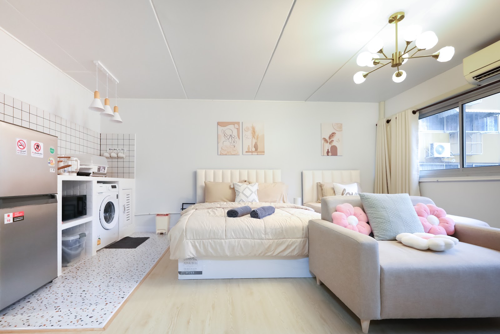 C2 studio full view with kitchen corner
